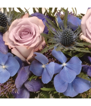 Eileen Jenkins Blue & White Wreath